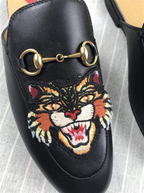 fake gucci princetown slippers|gucci princetown slippers review.